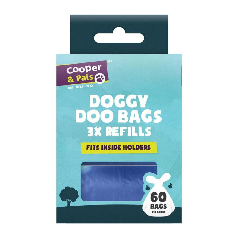 PawKind Biodegradable Poop Bags (60 Pack Refill)