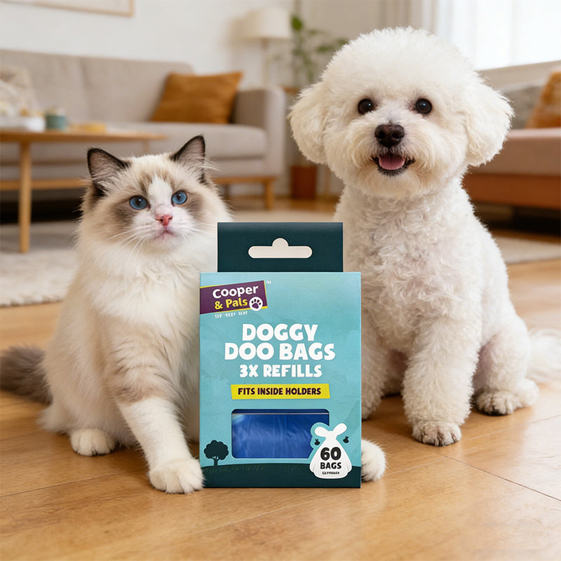 PawKind Biodegradable Poop Bags (60 Pack Refill)