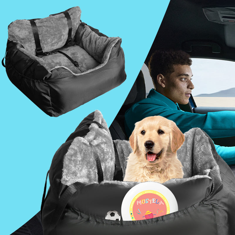 PawKind Pet Car Booster Seat (Black)