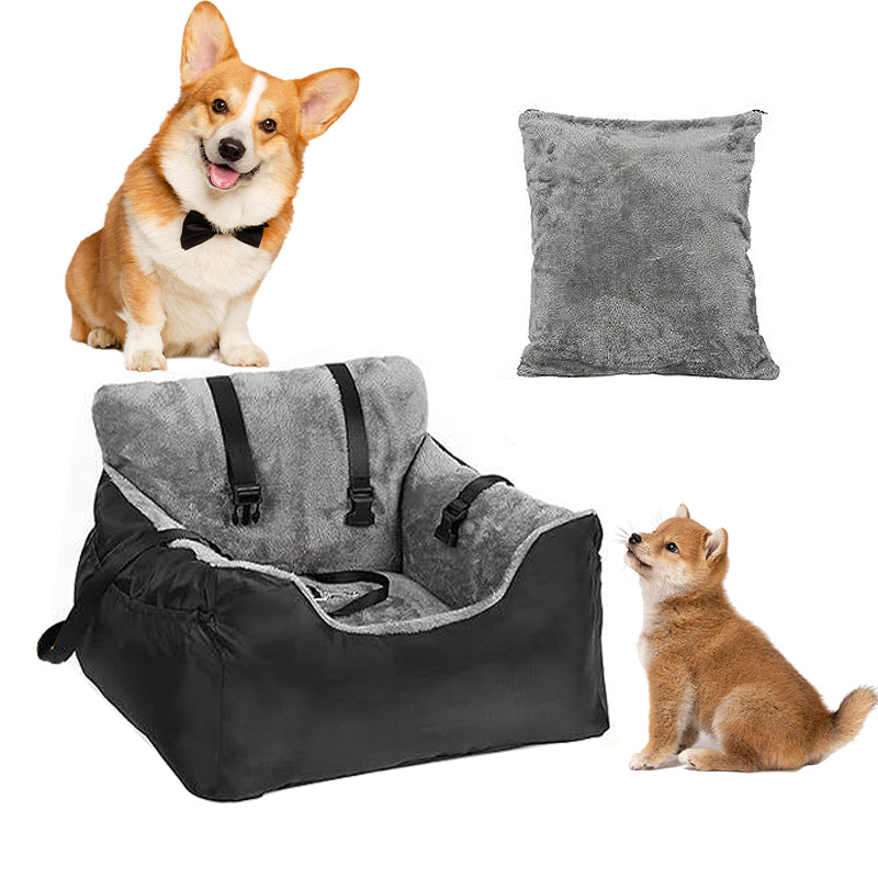 PawKind Pet Car Booster Seat (Black)
