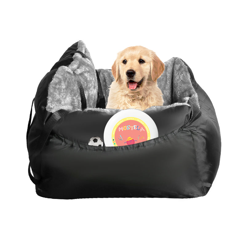 PawKind Pet Car Booster Seat (Black)