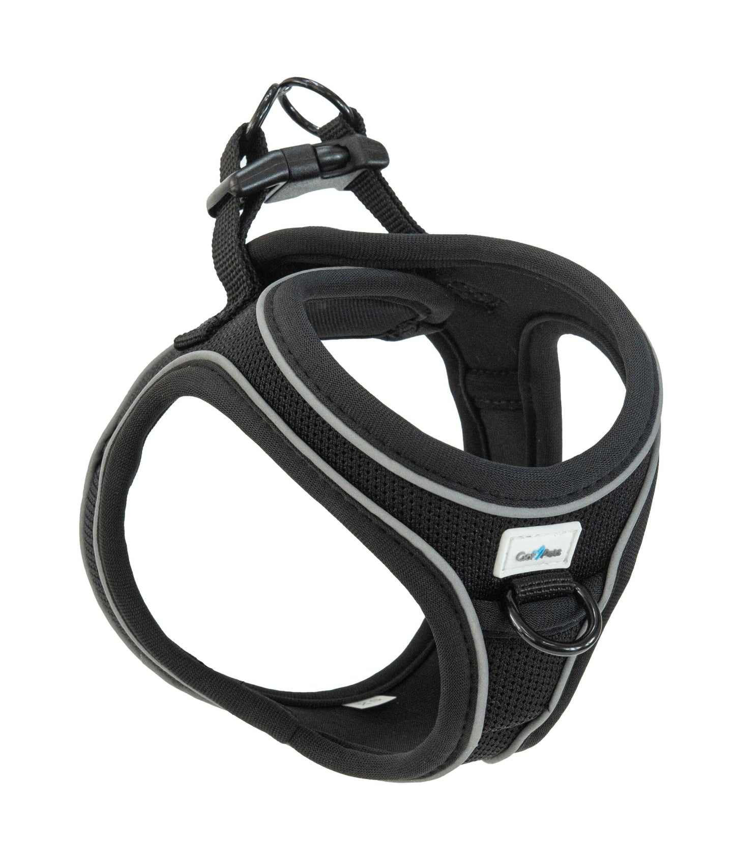 Gor Soft Mesh Dog Harness in Black - Lightweight Breathable Air Mesh