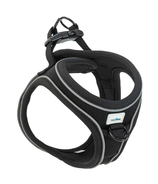 Gor Soft Mesh Dog Harness in Black - Lightweight Breathable Air Mesh