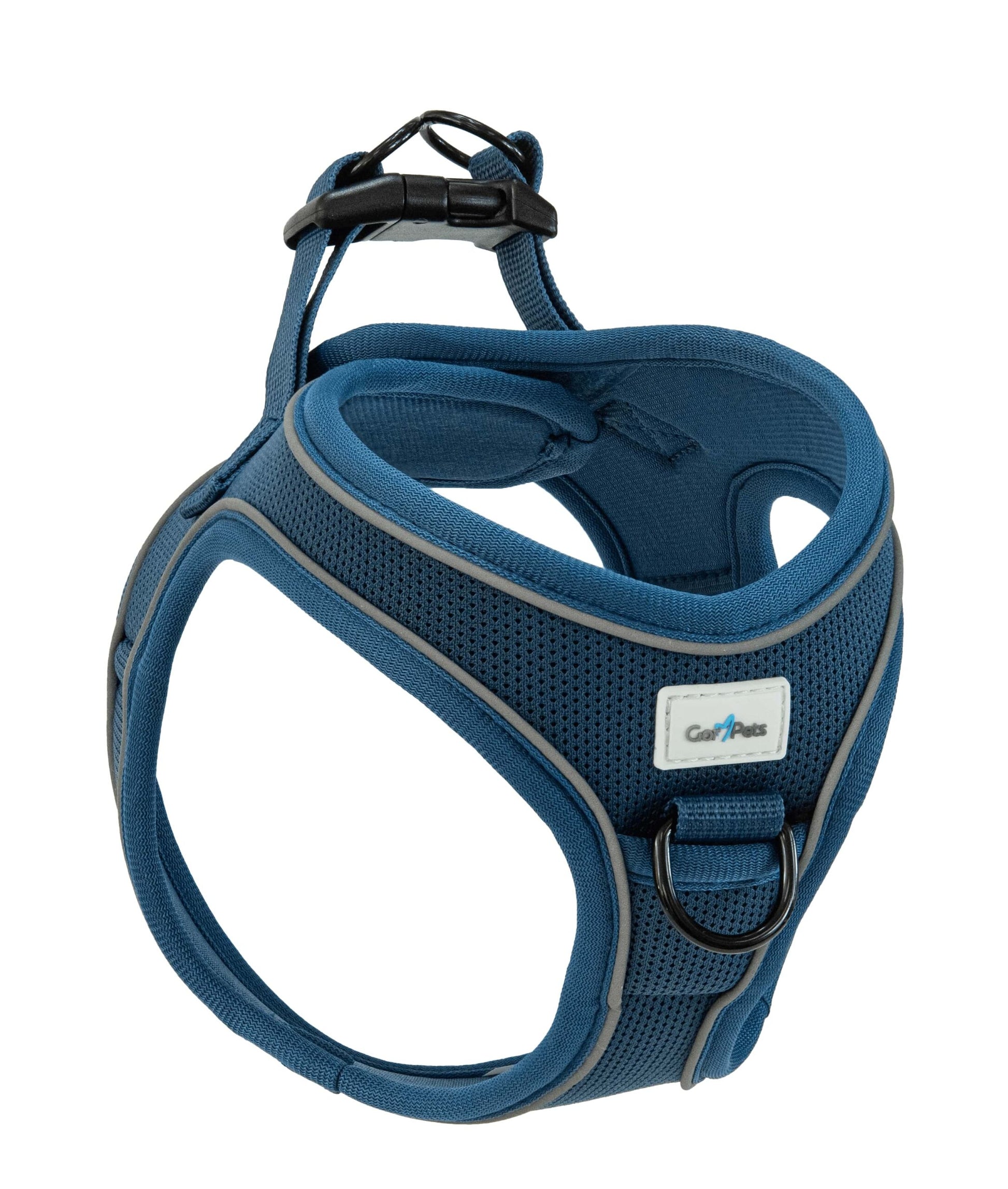 Gor Soft Mesh Dog Harness in Blue - Lightweight Breathable Air Mesh
