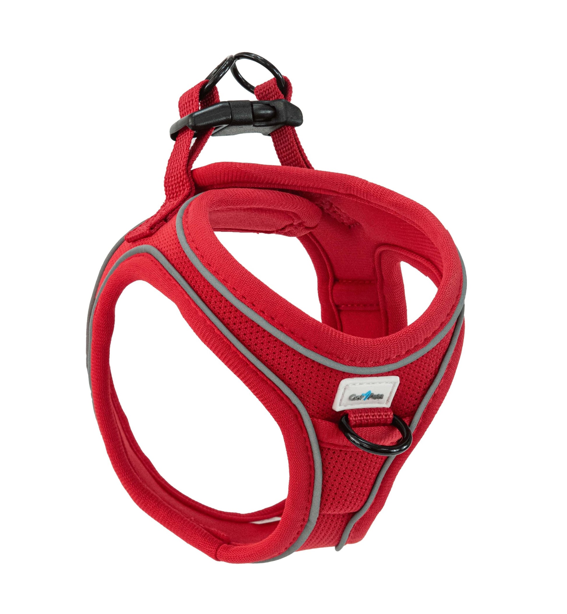 Gor Soft Mesh Dog Harness in Red - Lightweight Breathable Air Mesh